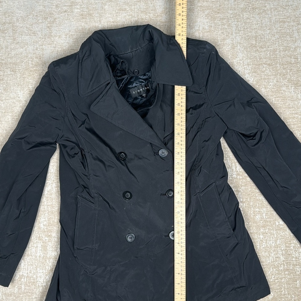 Women's Braetan Wool Blend Black Dress Coat Size S - Picture 3 of 8